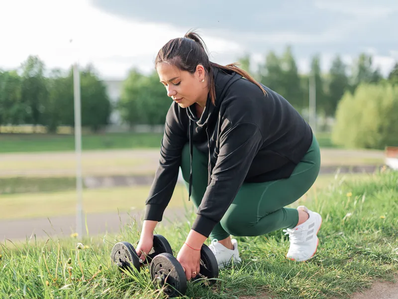 Beginner bij de eerste kickbokstraining