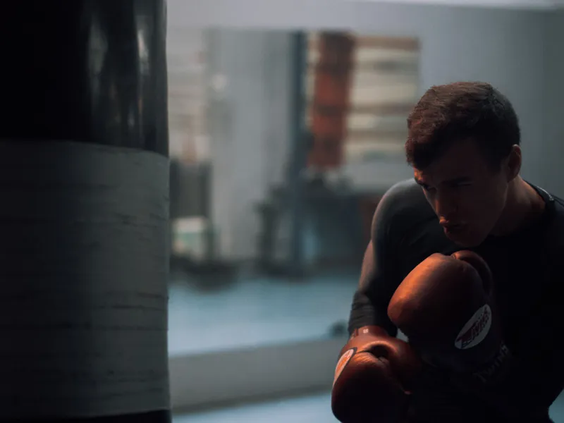 Heavy bag training sessie bij Donker Sport